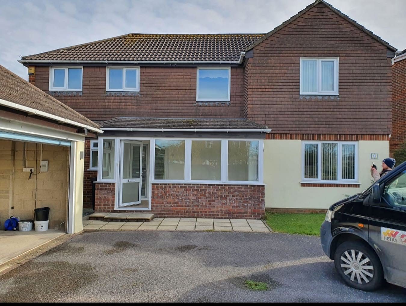 Property before exterior transformation